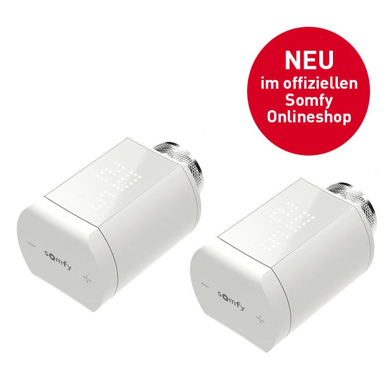Somfy Heizkörper-Thermostat io im Doppelpack - 200102 - 1 - Somfy