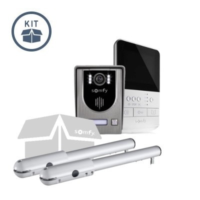  Somfy® Zugangskontroll-Kit für Drehtor und Sprechanlage - 201046 - 1 - Somfy