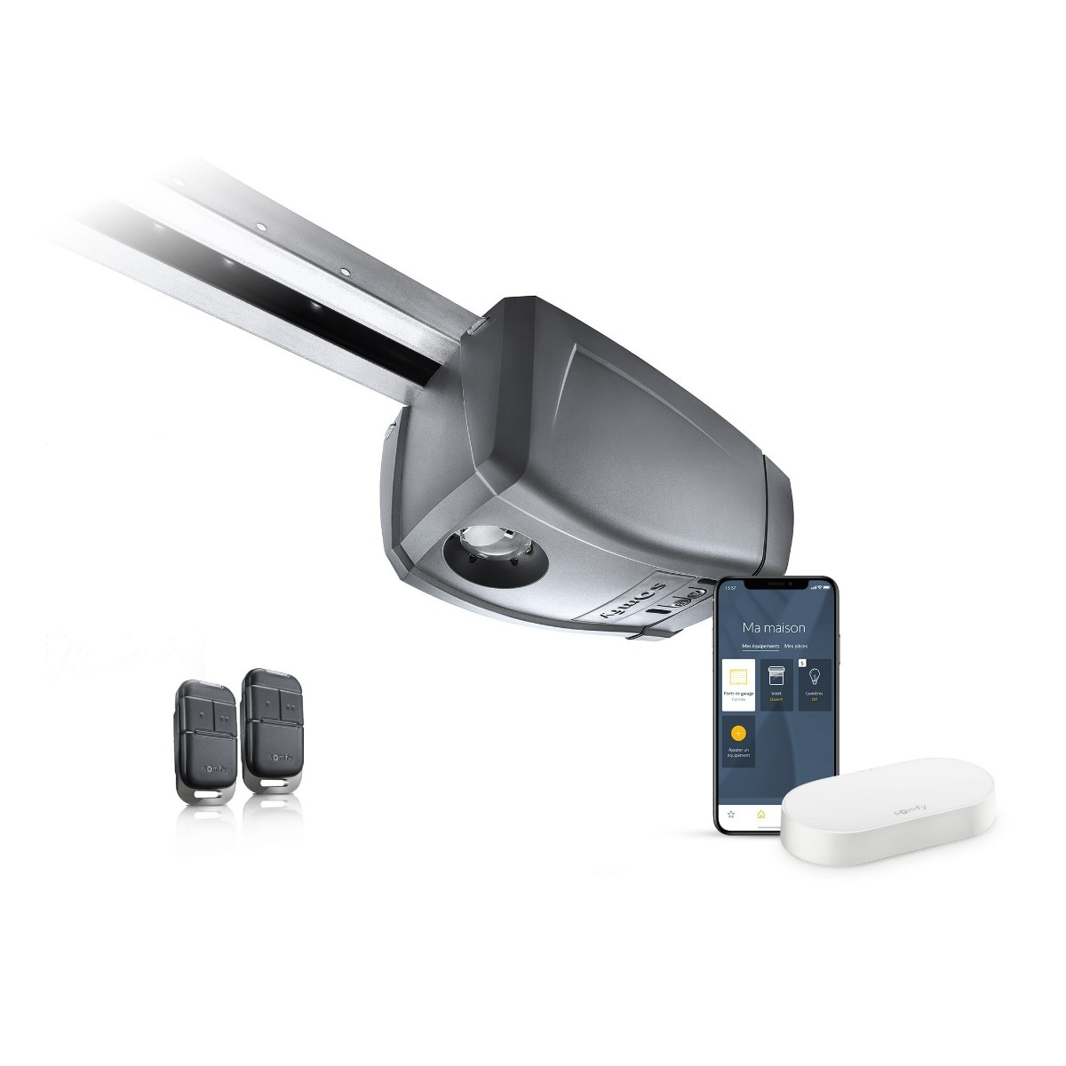 Motorización GDK 700 conectada para puerta de garaje - Motor-Garaje-Conectado - 1 - Somfy