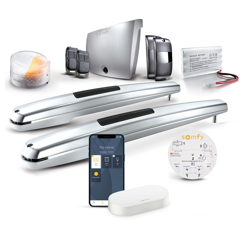 Motorización Exavia Star Conectada para cancela batiente - 1241957kit - 1 - Somfy