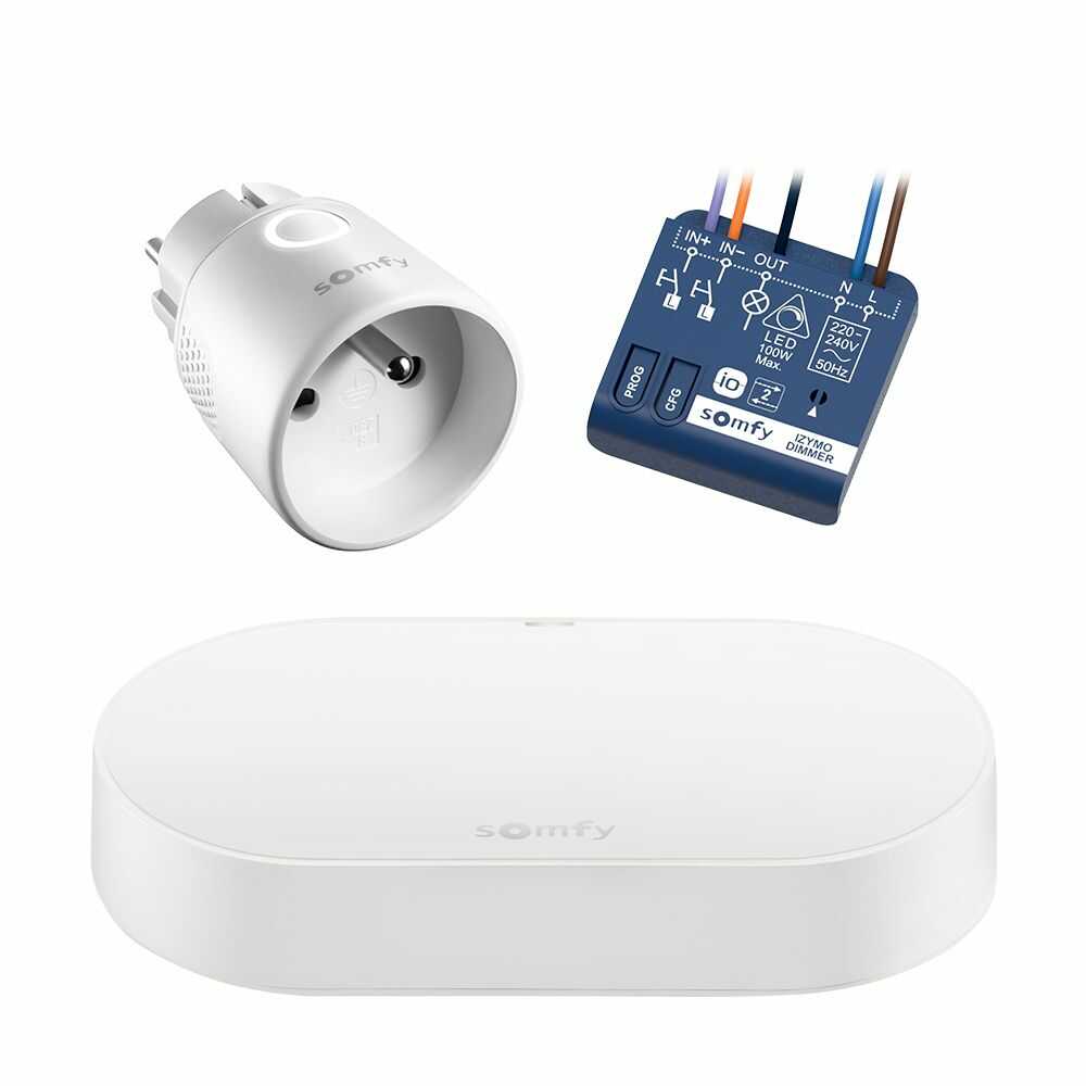 Zestaw: Connectivity kit + Odbiornik do gniazdka On/Off  + Odbiornik IZYMO io on/off - 1870755-1822649-1822617-zestaw - 1 - Somfy