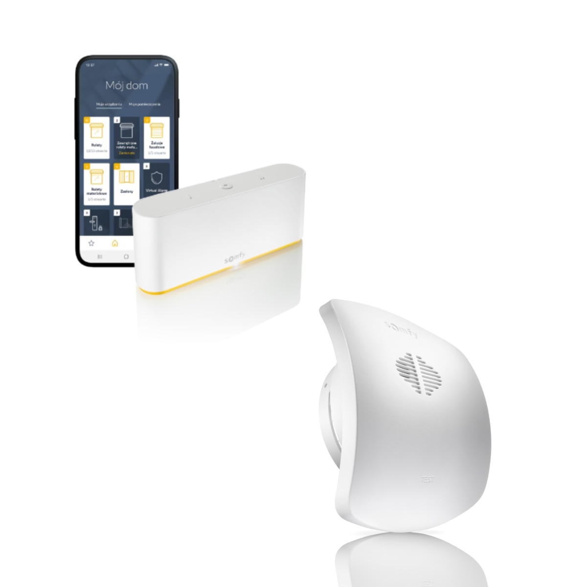 Zestaw: TaHoma Switch + Czujnik dymu - 1870595-2401368-zestaw - 1 - Somfy