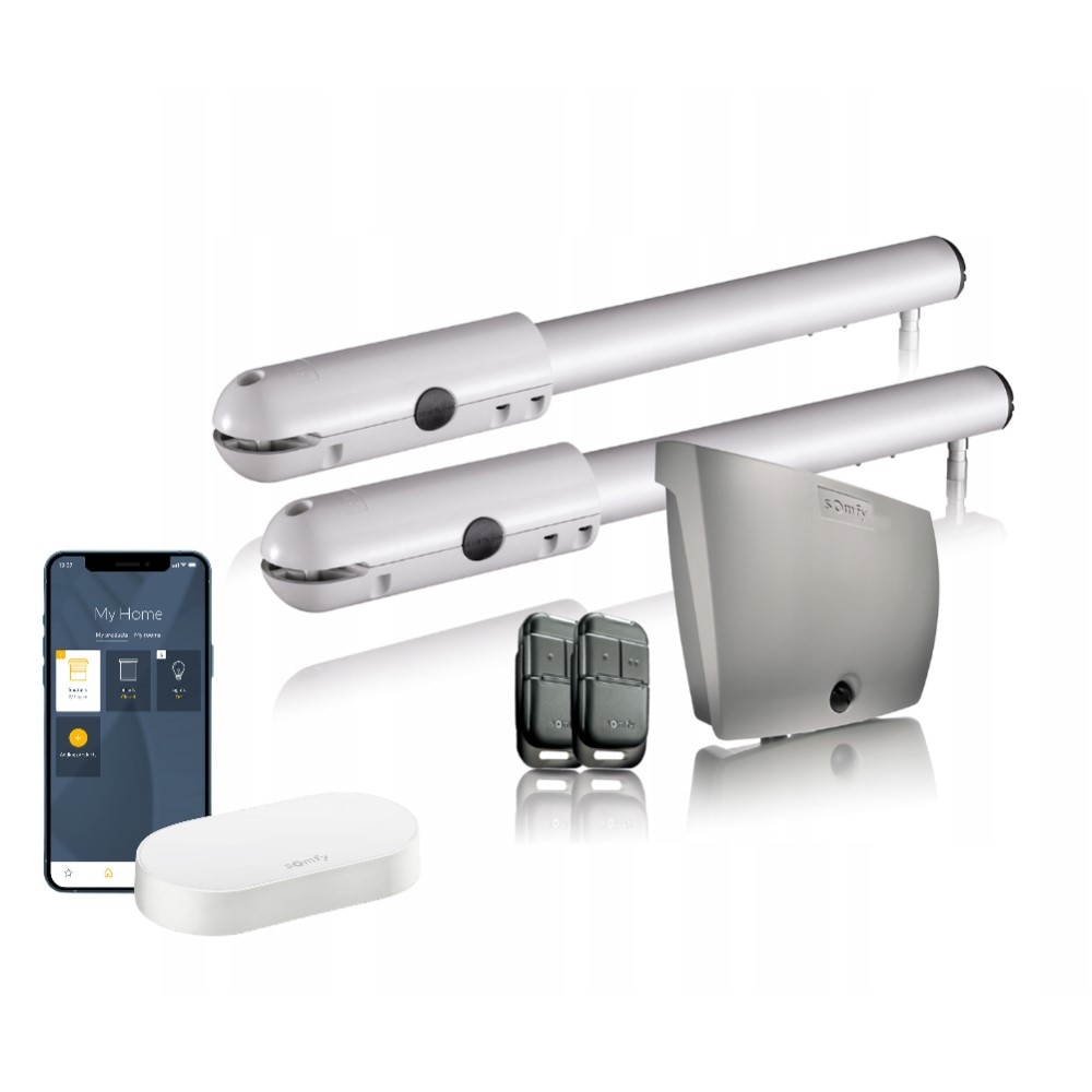Napęd do bramy dwuskrzydłowej SGS 201 + Centralka Connectivity Kit  - 2400780-2401539-1870755-zestaw - 1 - Somfy