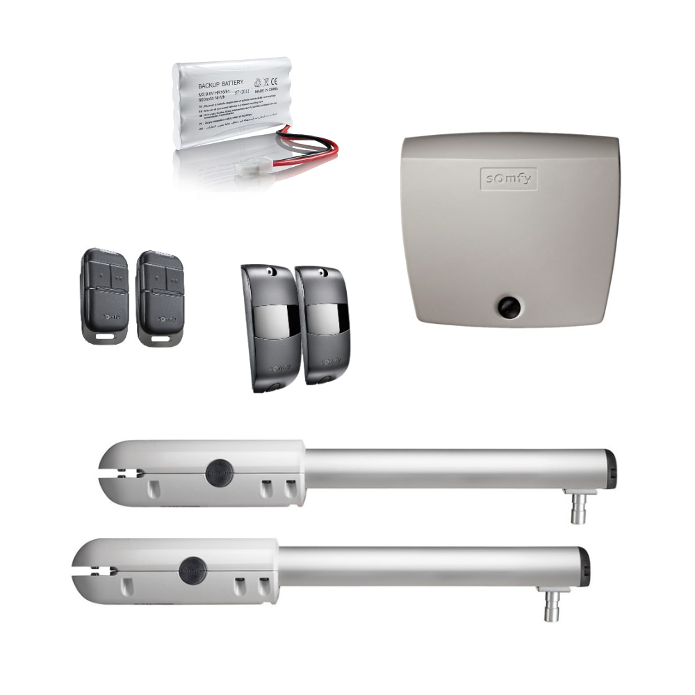 Napęd do bramy dwuskrzydłowej SGS 201 + Akcesoria - 2400780-2401539-2400939-2400720-zestaw - 1 - Somfy