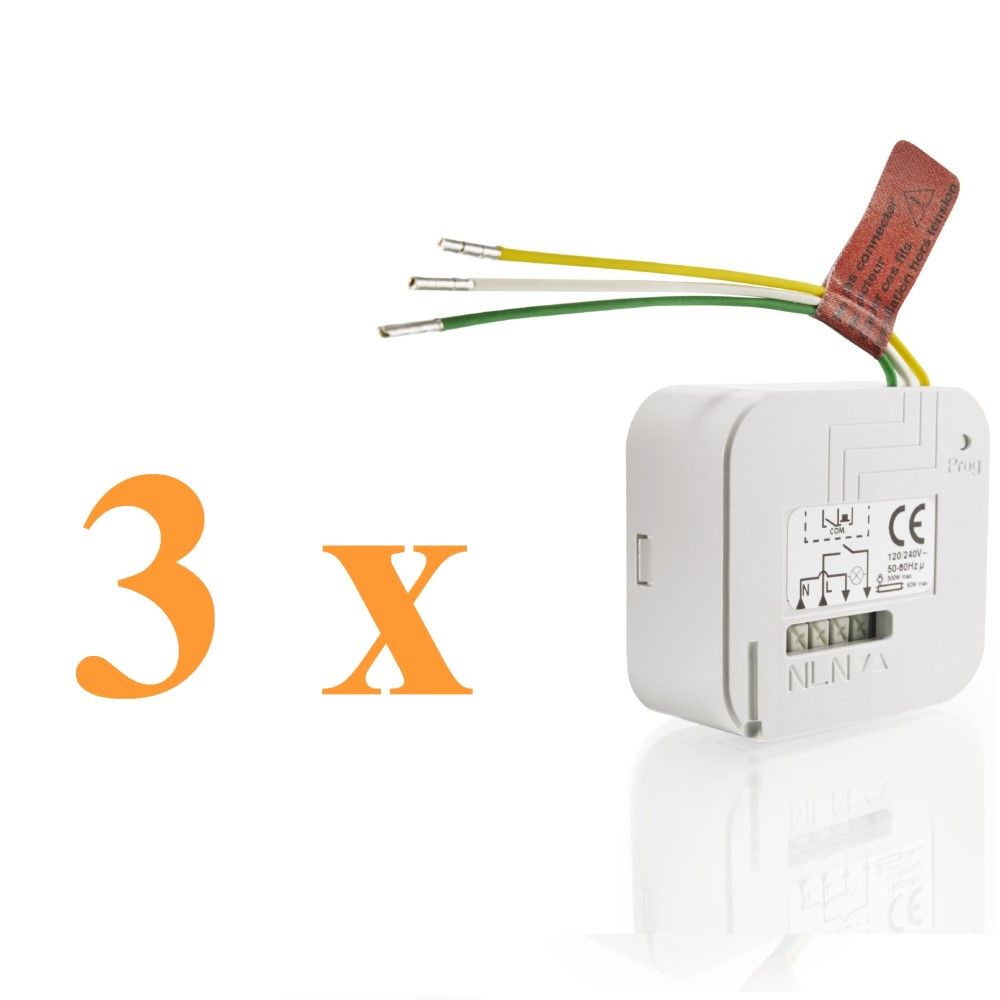 Zestaw odbiorników RTS do inteligentnego oświetlenia - 3x2401161-zestaw - 1 - Somfy