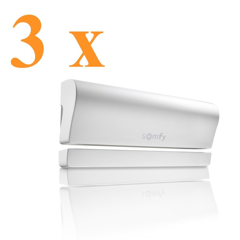 Czujnik otwarcia i wstrząsów Tahoma 3 szt. - 3x2401362-zestaw - 1 - Somfy