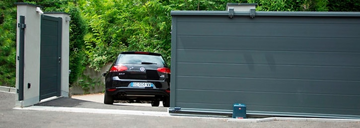 Puerta corredera motorizada con Slidymoove600